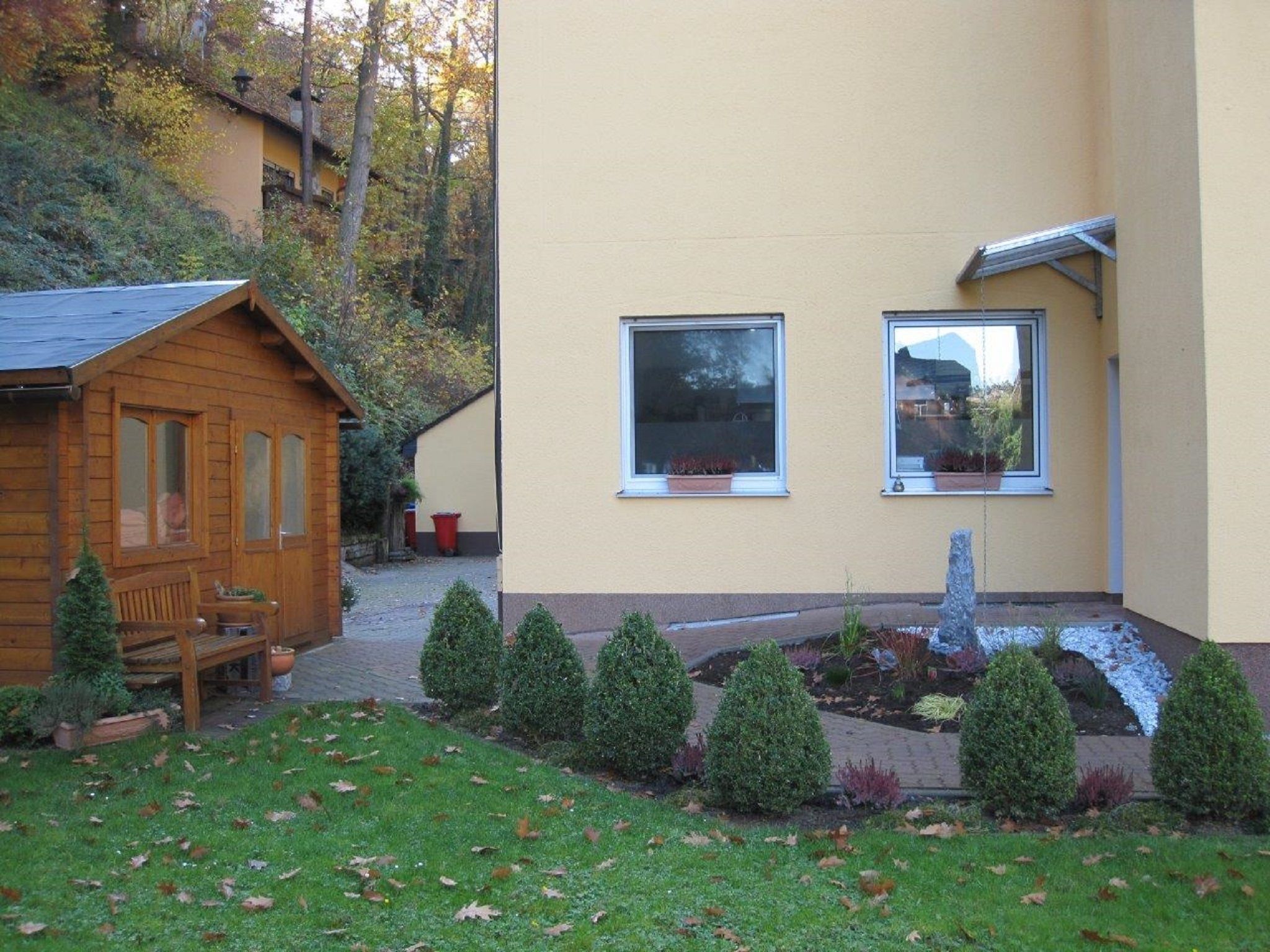 Fassade der Unterkunft