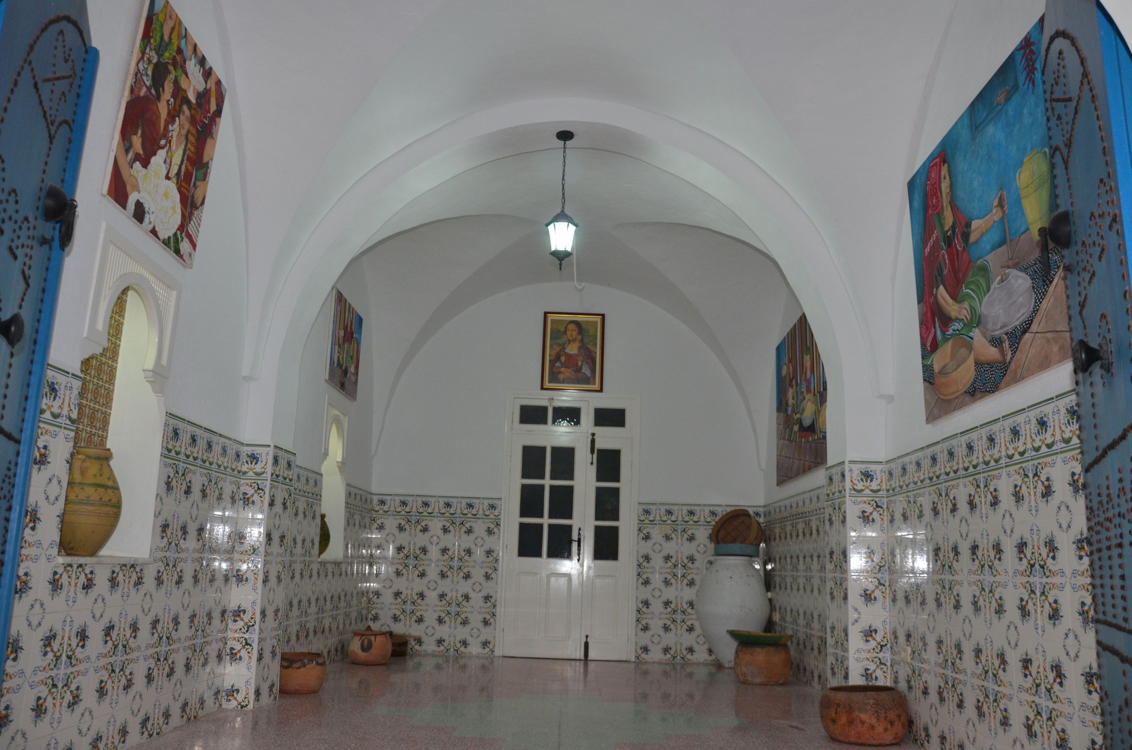 Interior entrance