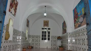 Interior entrance