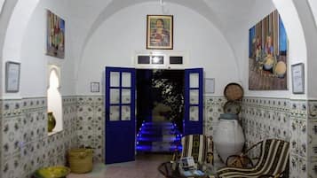 Interior entrance