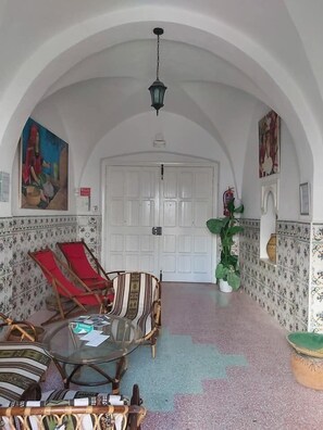 Lobby sitting area