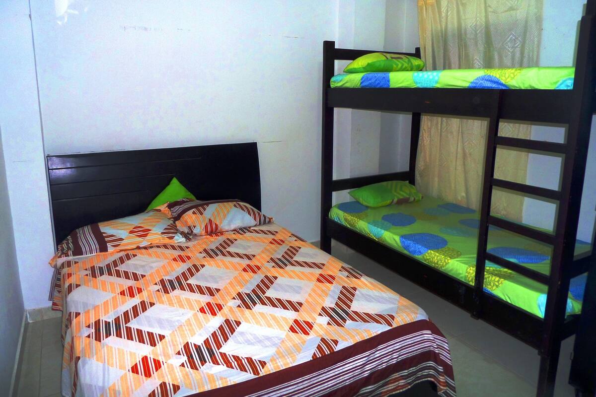 Laptop workspace, iron/ironing board, free WiFi, bed sheets