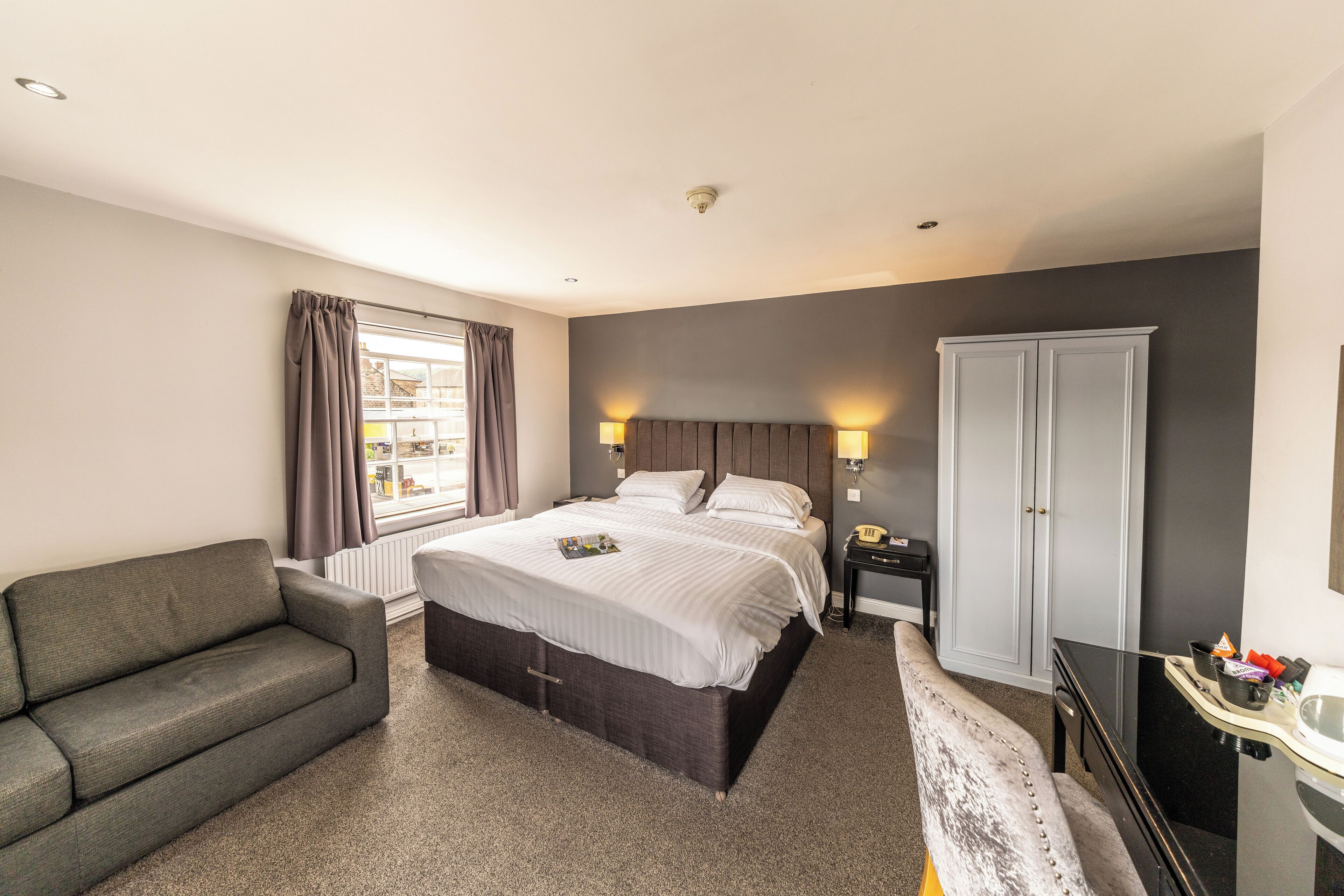 deluxe room, 1 king bed | desk, iron/ironing board, free cots/infant beds, free wifi