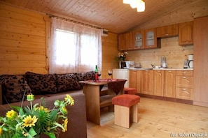Basic Cabin | Iron/ironing board, free wired internet, bed sheets - Dom Goscinny Matex (Rewal)