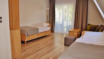 Twin kamer | 1 slaapkamer, een strijkplank/strijkijzer, gratis kabelinternet