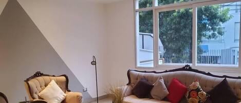 Sala de estar en el lobby