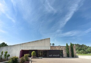 Voorkant van accommodatie