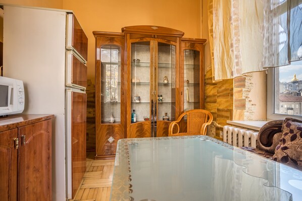 公寓, 2 間臥室 (Kostelnaya 9) | 熨斗/熨衫板��、免費 Wi-Fi、床單