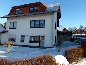 Fassade der Unterkunft