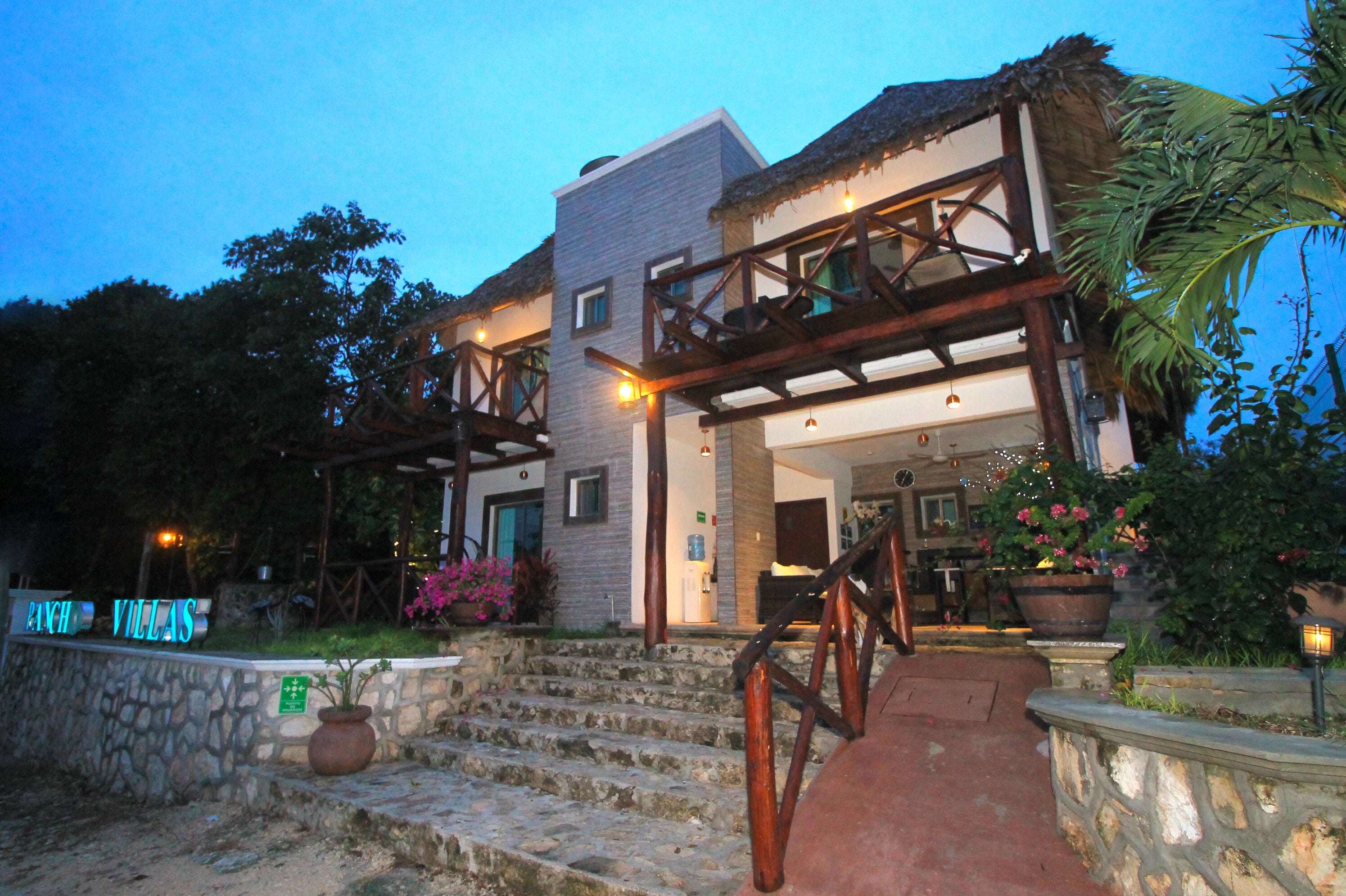 front of property – evening/night