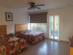 Double Room, 2 Double Beds | Desk, iron/ironing board, free WiFi - Hotel Santa Fe (Tijuana)