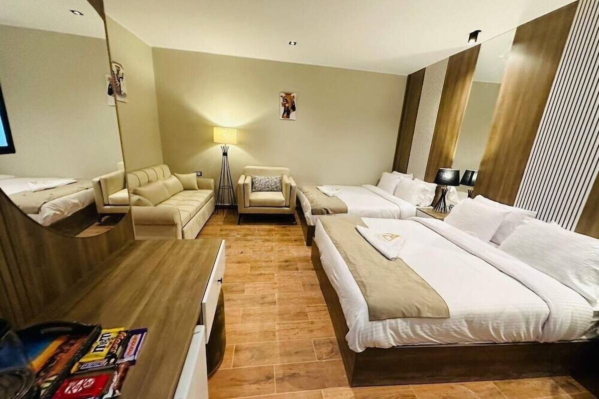Select Comfort beds, minibar, blackout drapes, iron/ironing board
