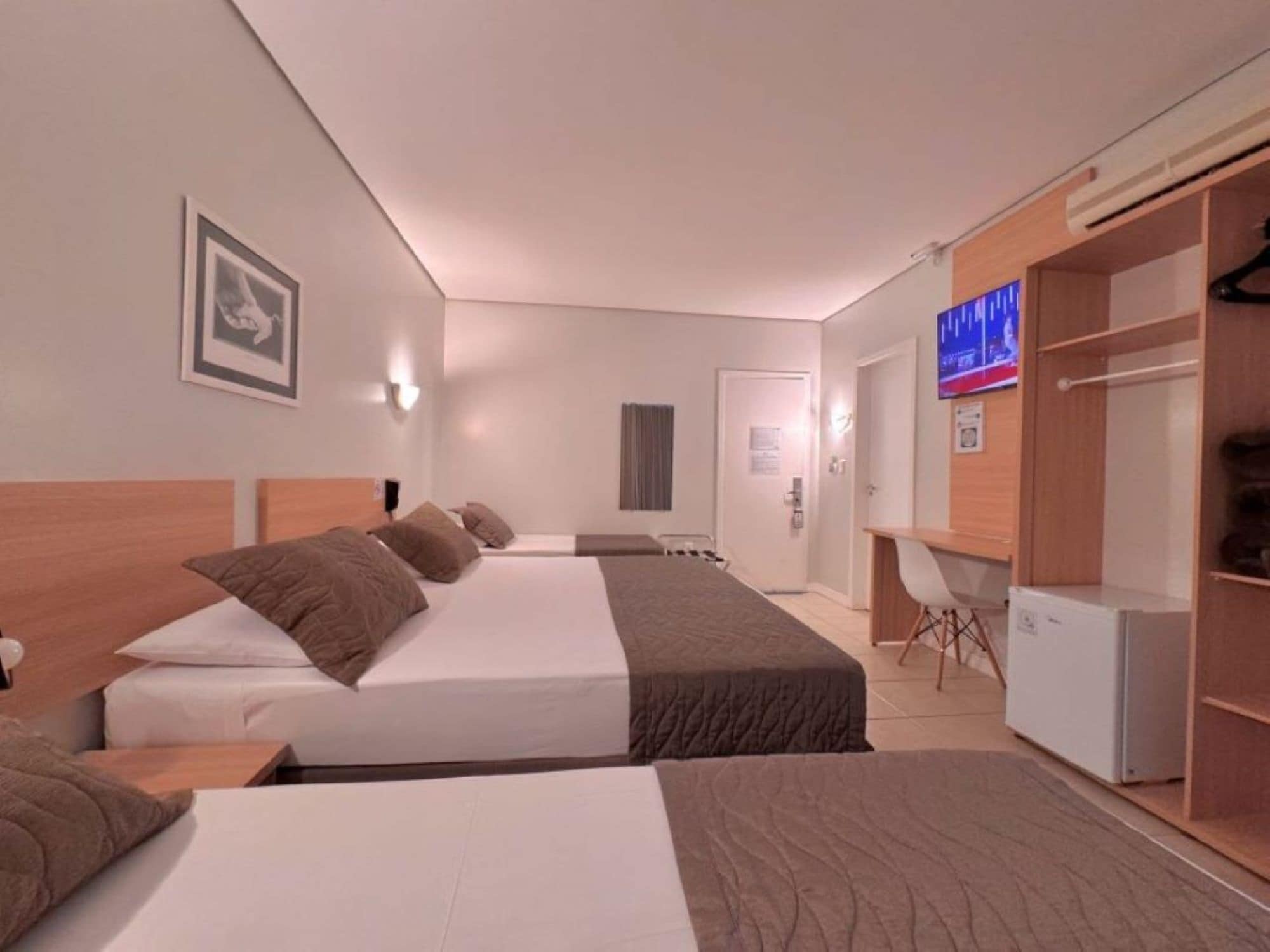 family room | desk, laptop workspace, blackout curtains, free wifi