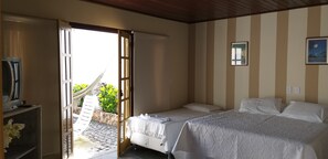 Suite Familia III - Jardim em Varanda Privativa | Ropa de cama de alta calidad, minibar, wifi gratis y ropa de cama