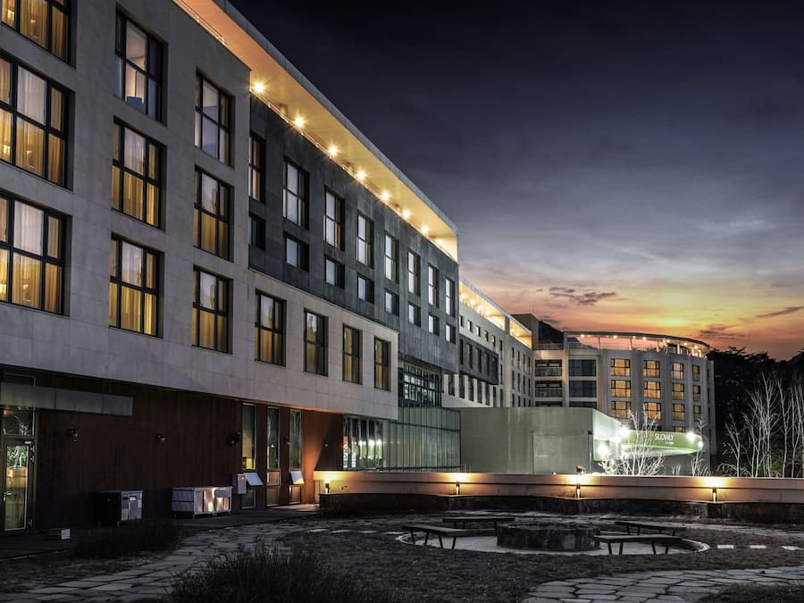 Fachada de la propiedad