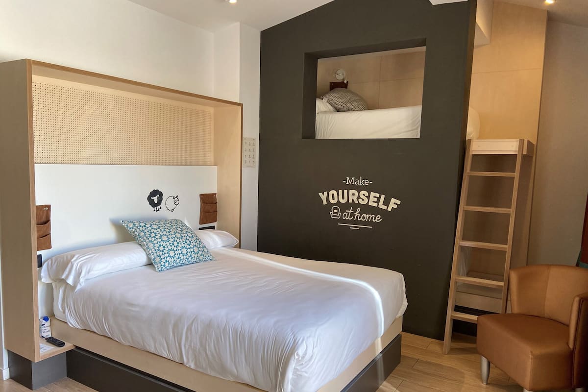 Double Room Plus with Terrace | In-room safe, blackout drapes, free WiFi, bed sheets