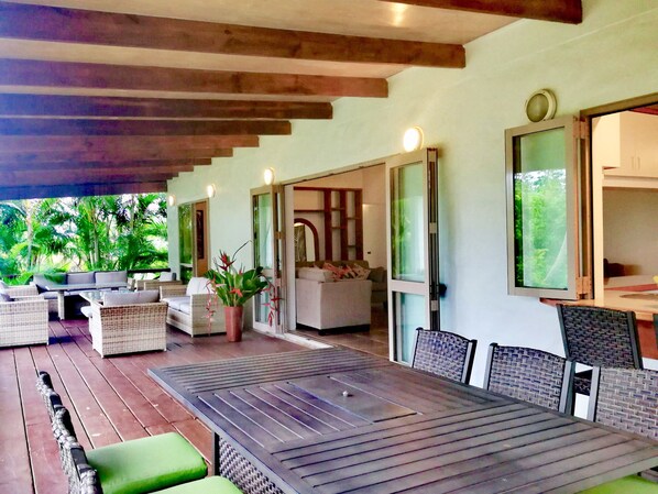 Terrace/patio - Natura Inano Villa (Rarotonga)