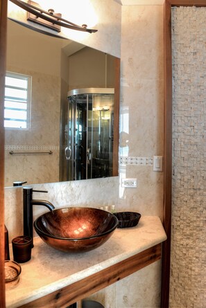 Exclusive Villa, 6 Bedrooms, Ocean View | Bathroom sink - Crystal Sunrise Villa (The Valley)