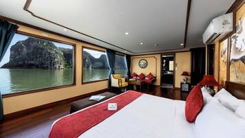 Royal Quadruple Room, 2 Bedrooms, Balcony, Bay View | Beach/ocean view