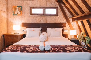 Biệt thự truyền thống, 2 phòng ngủ | Bộ đồ giường cao cấp, minibar, bàn 