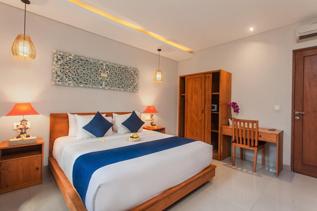 6 habitaciones, ropa de cama de alta calidad y minibar