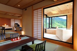 传统套房 (Japanese Style, Open-air Bath, Aoba) | 羽绒被、客房内保险箱、免费 WiFi