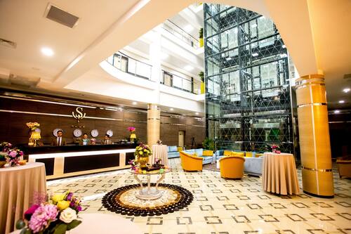 Sitzecke in der Lobby