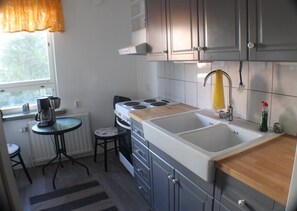 Klassiek appartement | 1 slaapkamer, verduisterende gordijnen, een strijkplank/strijkijzer