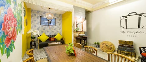 Sitzecke in der Lobby