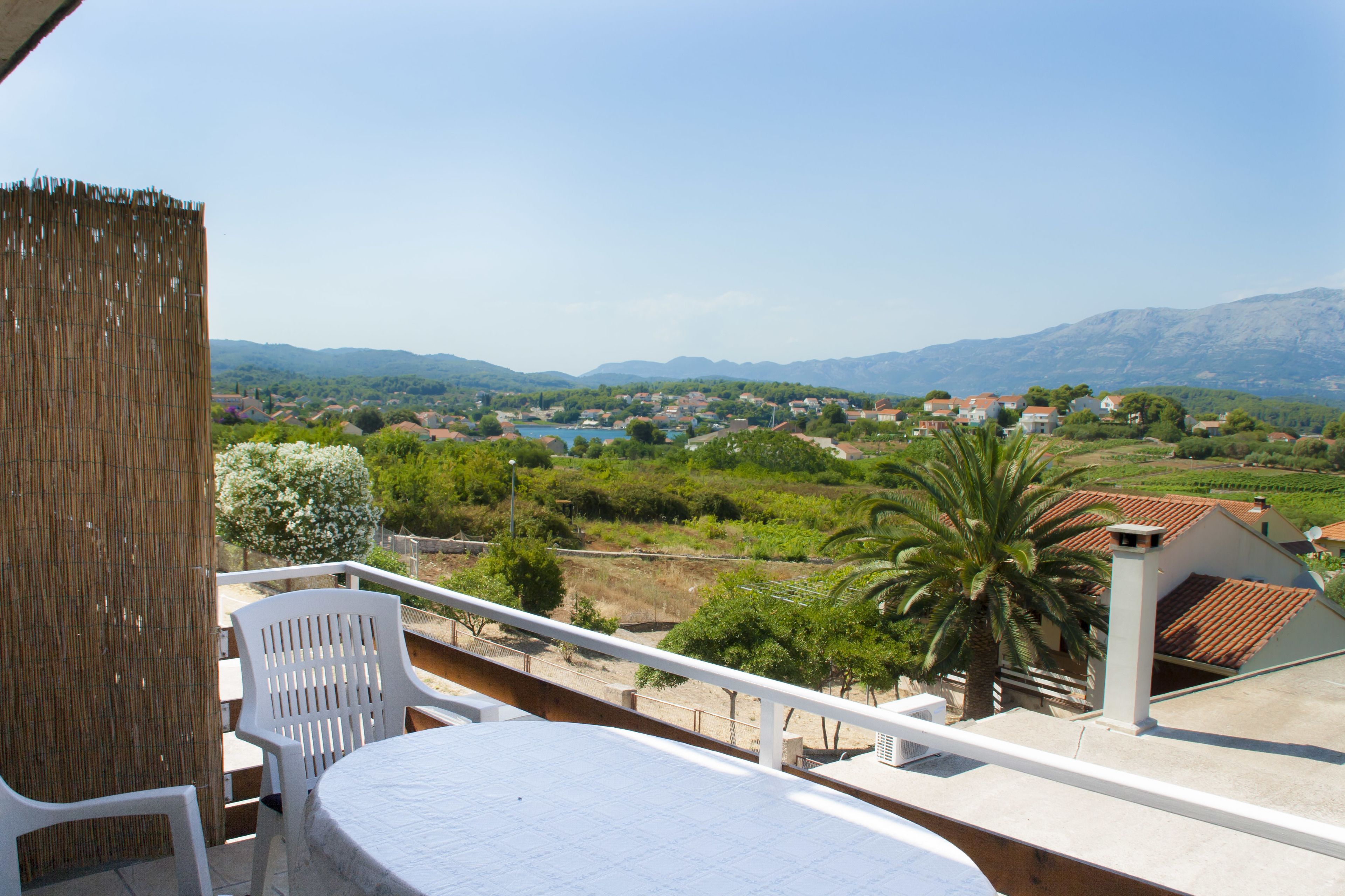 家庭公寓, 1 間臥室, 廚房, 海景 | 陽台景觀