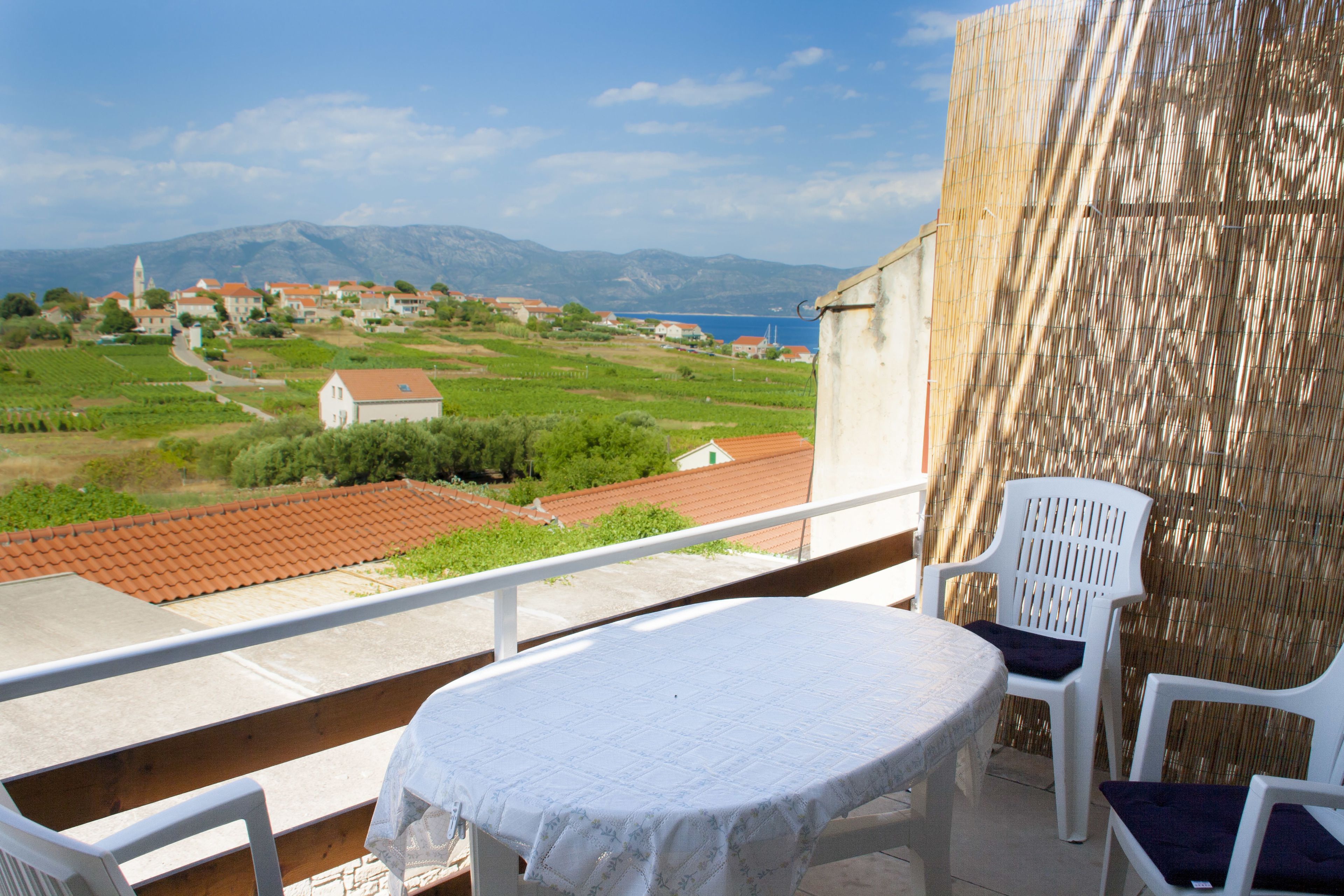 家庭公寓, 1 間臥室, 廚房, 海景 | 陽台