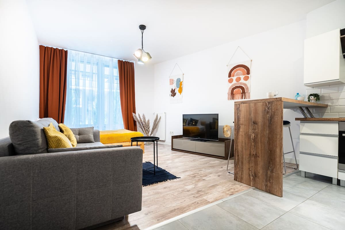 Appartement Économique, 1 lit double et 1 canapé-lit, non-fumeur, coin cuisine (Pure Rental G0606)