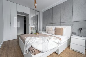 Premium bedding, individually decorated, individually furnished