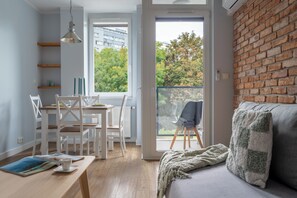 Comfort-lejlighed - 1 soveværelse (Pure Rental Apartments C2224) | Opholdsområde