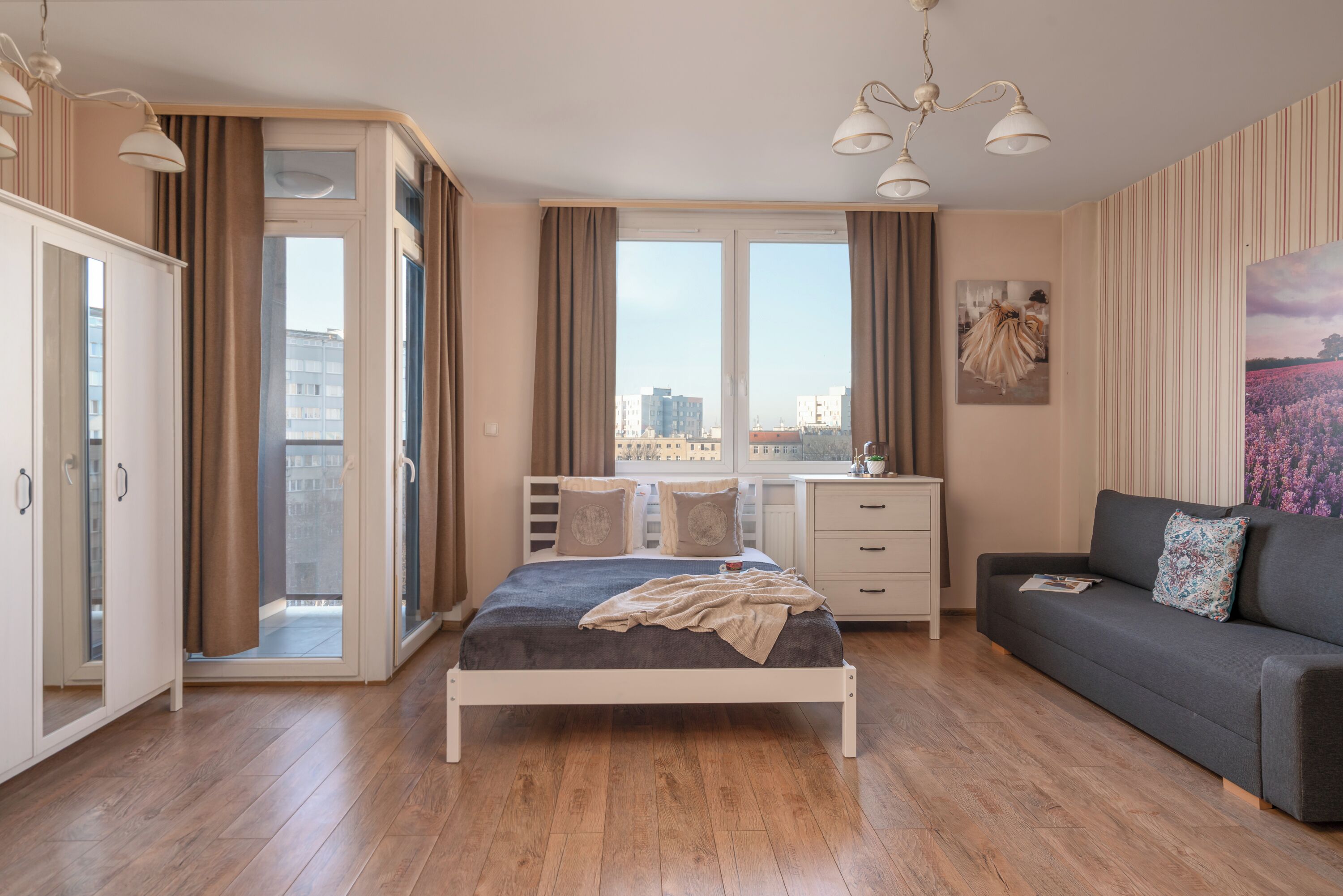 Design Apartment, 1 Double Bed with Sofa bed, Non Smoking, Kitchenette (Pure Rental A1602) | Premium bedding, individually decorated, individually furnished