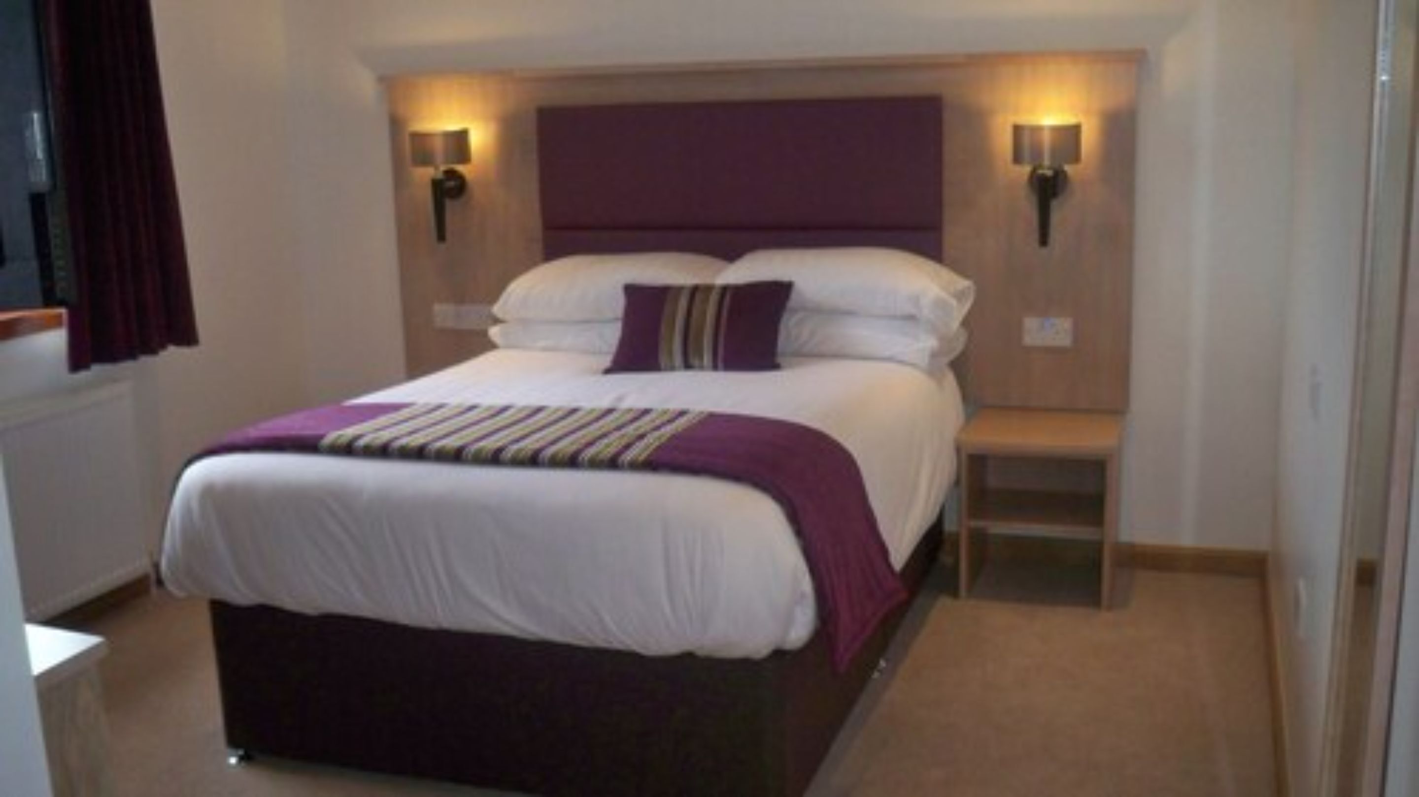 Blackout curtains, iron/ironing board, free WiFi, bed sheets