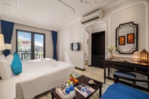 Deluxe Double or Twin Room, Balcony | Down duvets, minibar, in-room safe, individually decorated - Hoi An Rosemary Boutique Hotel & Spa (Da Nang)