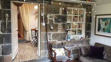 Apartment, 1 Bedroom | Living room | Smart TV