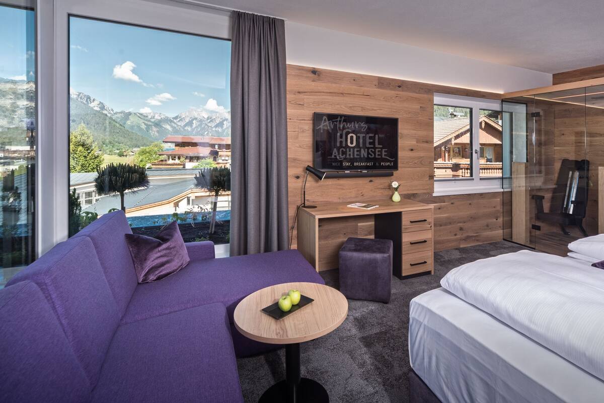 Deluxe Double Room (Karwendel) | Living area