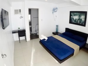 Desk, iron/ironing board, free WiFi, bed sheets