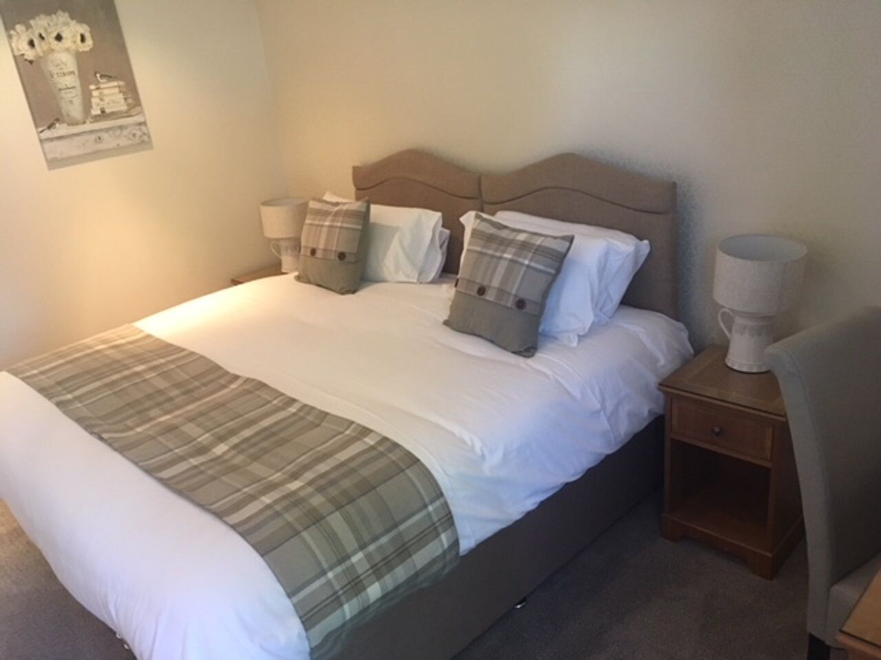 double room | hypo-allergenic bedding, desk, blackout curtains, iron/ironing board