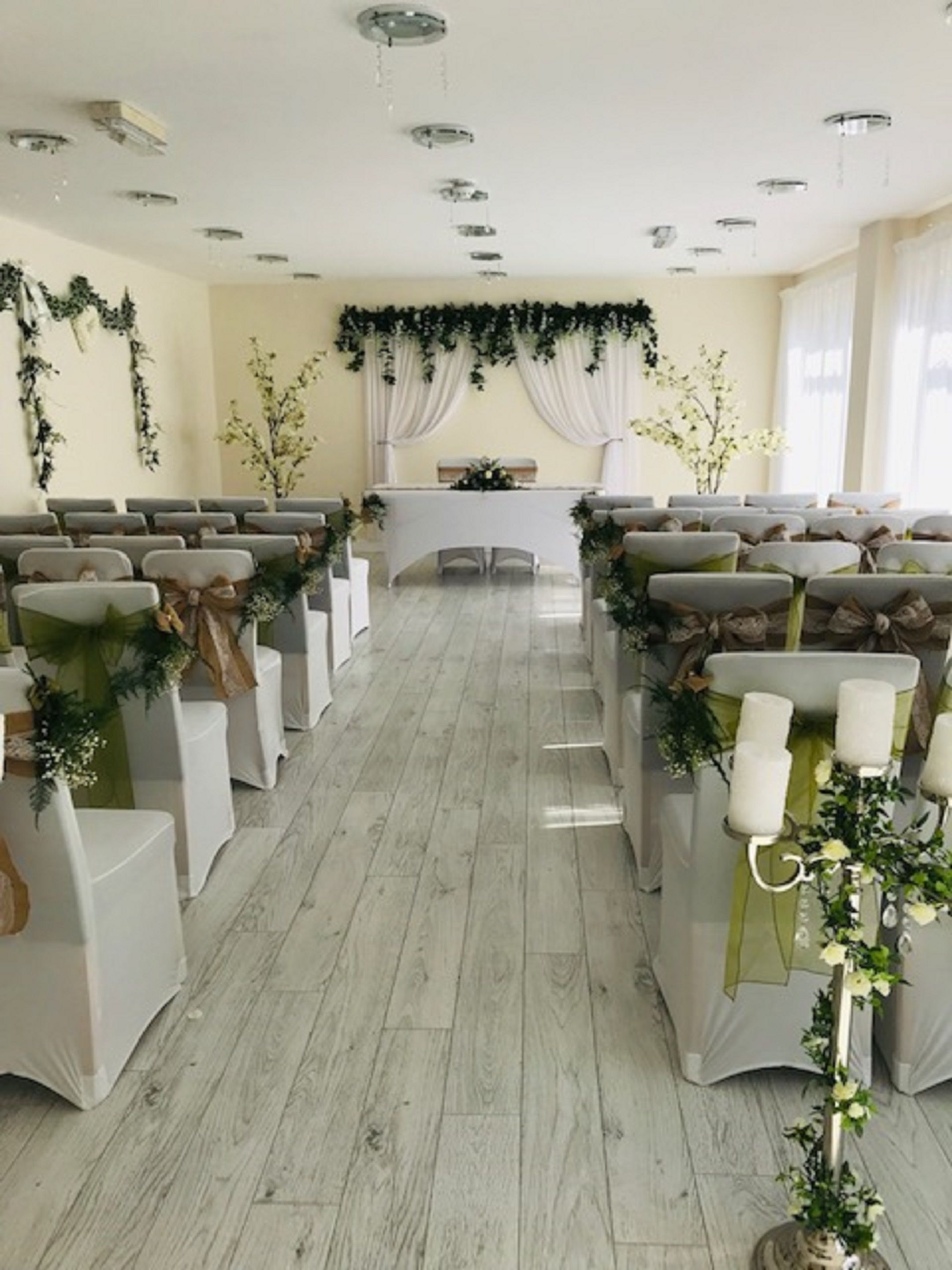 indoor wedding