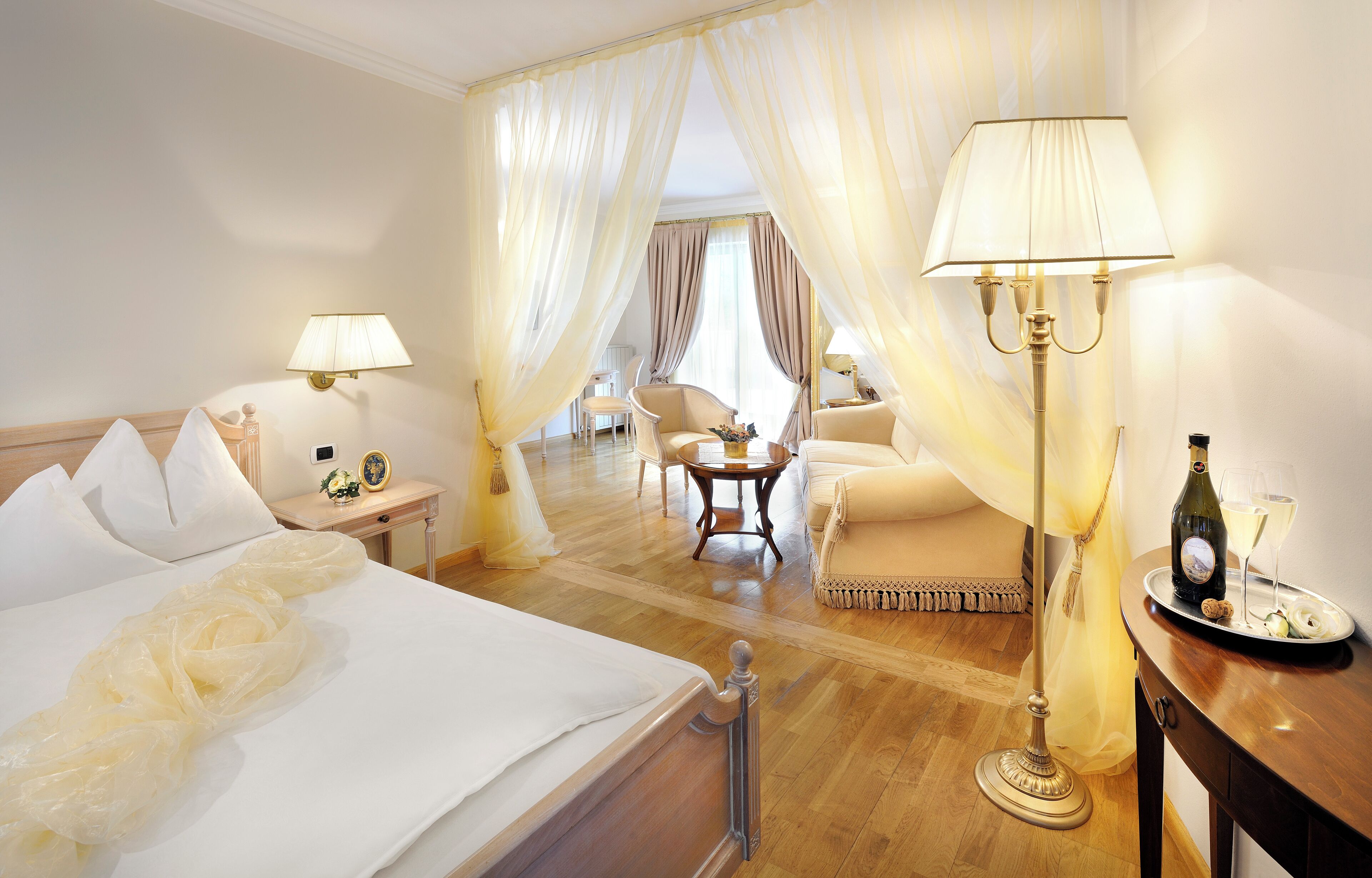 standard double room | living area | flat-screen tv