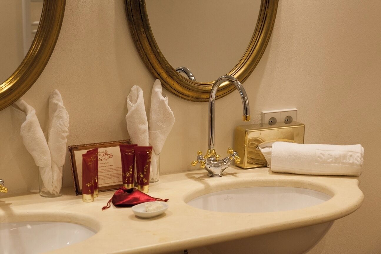 free toiletries, hair dryer, bathrobes, slippers