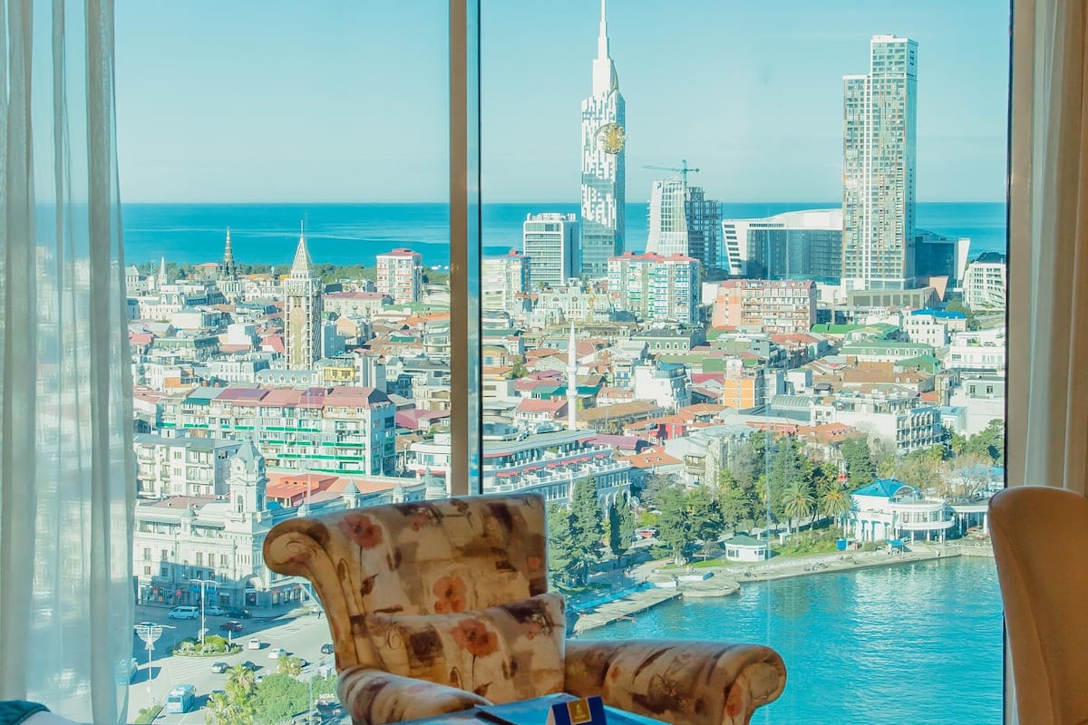 Superior-Doppel- oder -Zweibettzimmer, Meerblick | 1 Schlafzimmer, Daunenbettdecken, Select-Comfort-Betten, Minibar