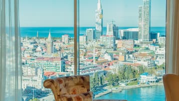 Superior Double or Twin Room, Sea View | 1 bedroom, down comforters, Select Comfort beds, minibar