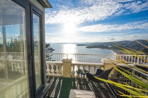 Panoramic Apartment, 1 Double Bed with Sofa bed, Sea View, Beachfront (Apartment 7) | Terrace/patio