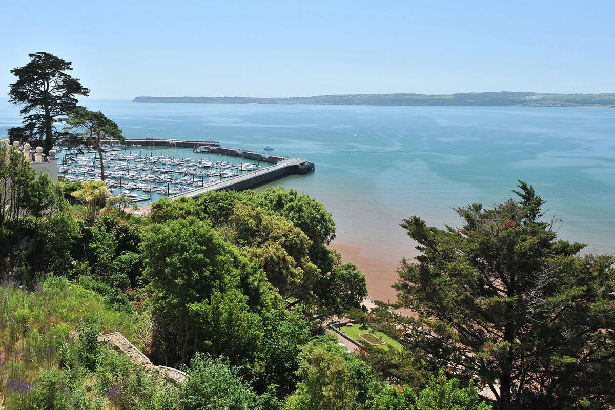 Vue sur la plage ou l’océan