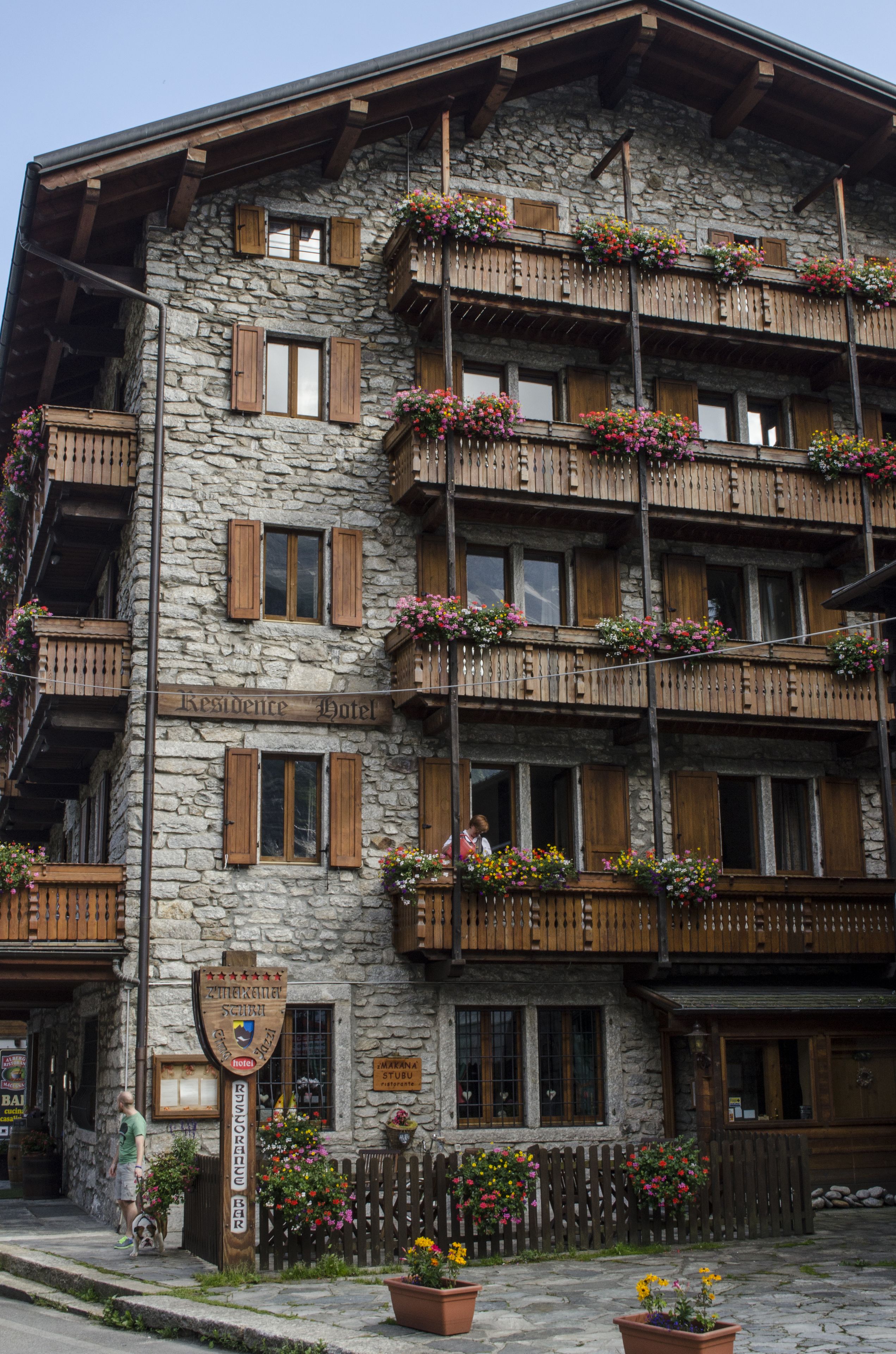 Façade de l’hébergement