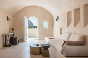 Suite, 1 King Bed (Storia) | Living area - Istoria, A Member of Design Hotels (Santorini)